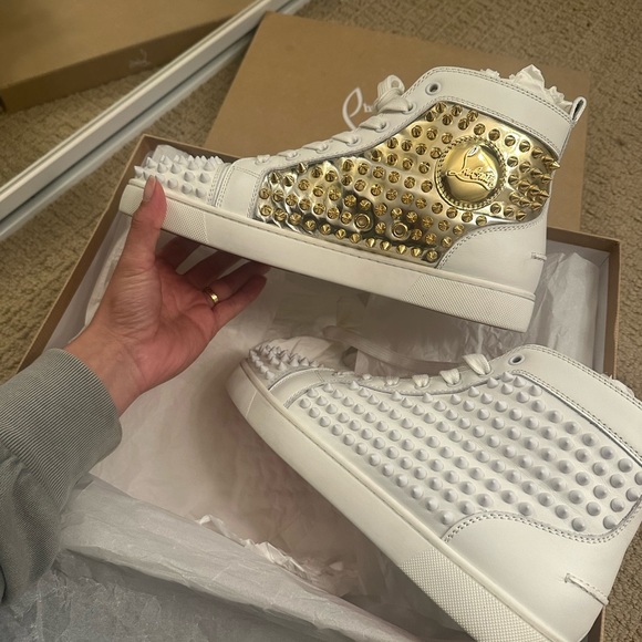 LOUBOUTIN PLATFORM SNEAKERS - Picture 6 of 7